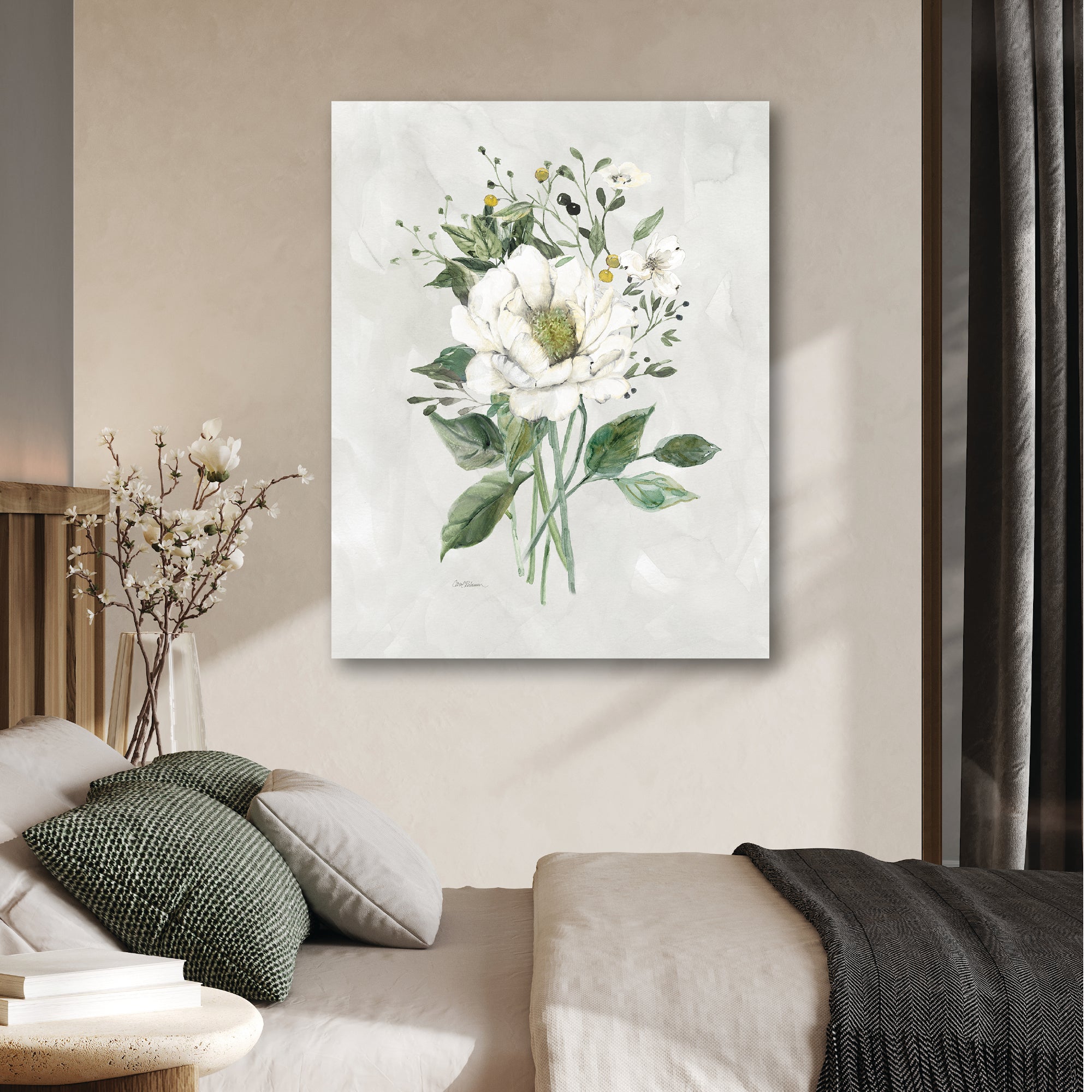 Antique Botanical IV Gallery-Wrapped Canvas Wall Art