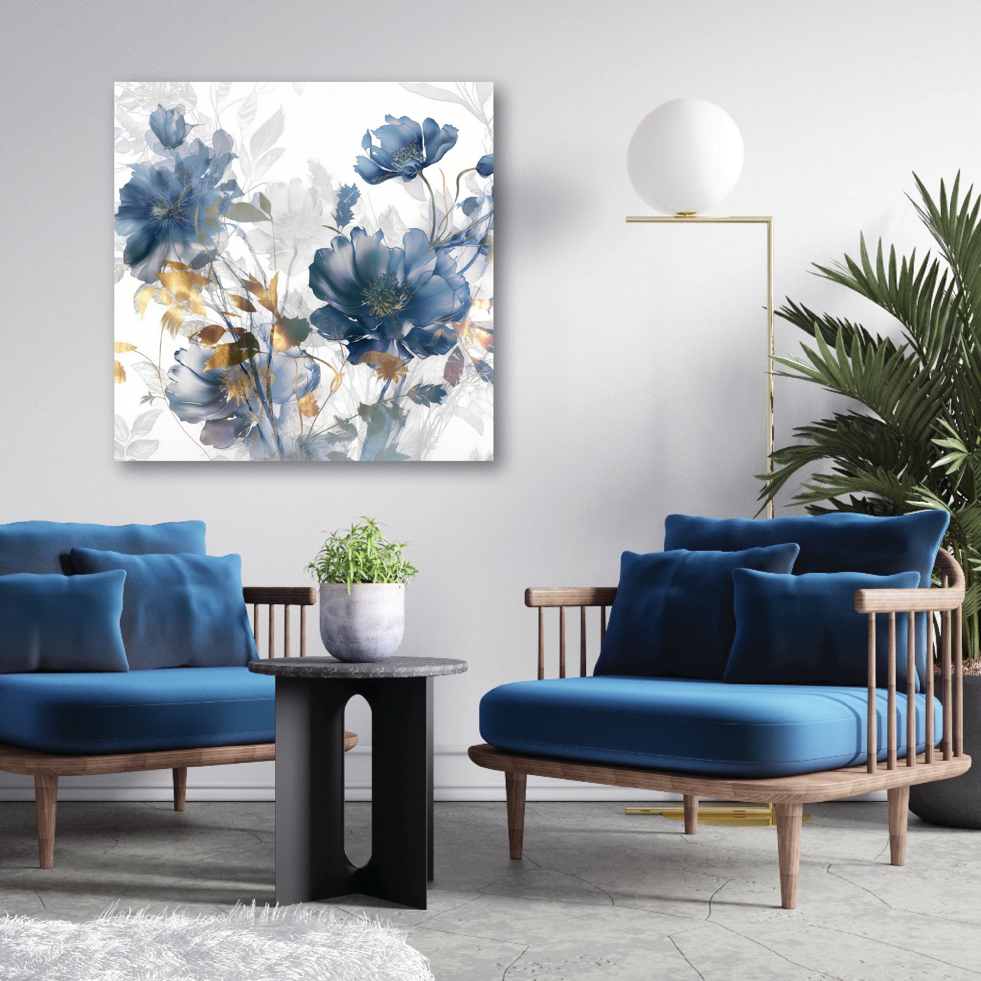 Euculyptus in Pastel Gallery-Wrapped Canvas Wall Art