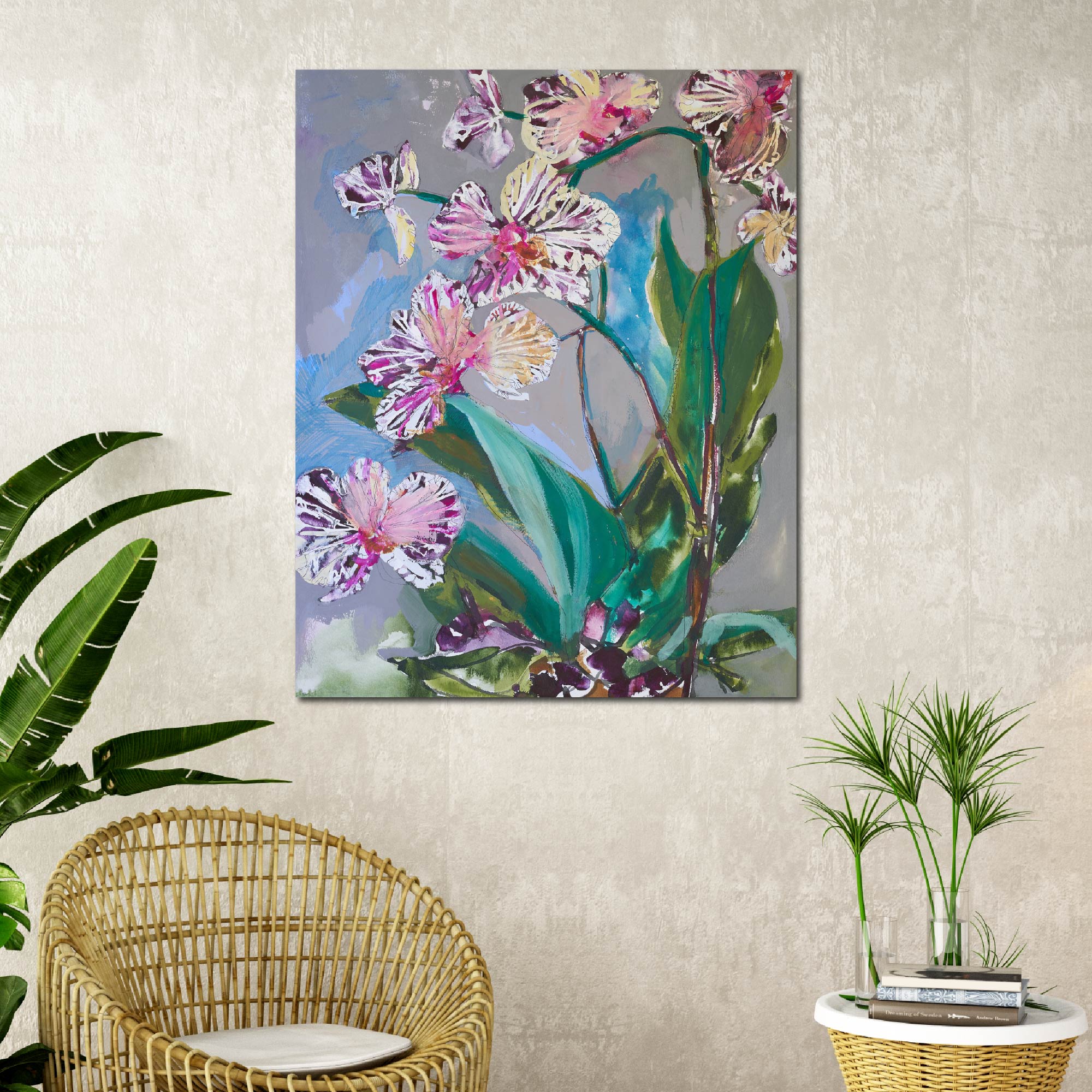 Astral Orchid - Gallery Wrapped Canvas