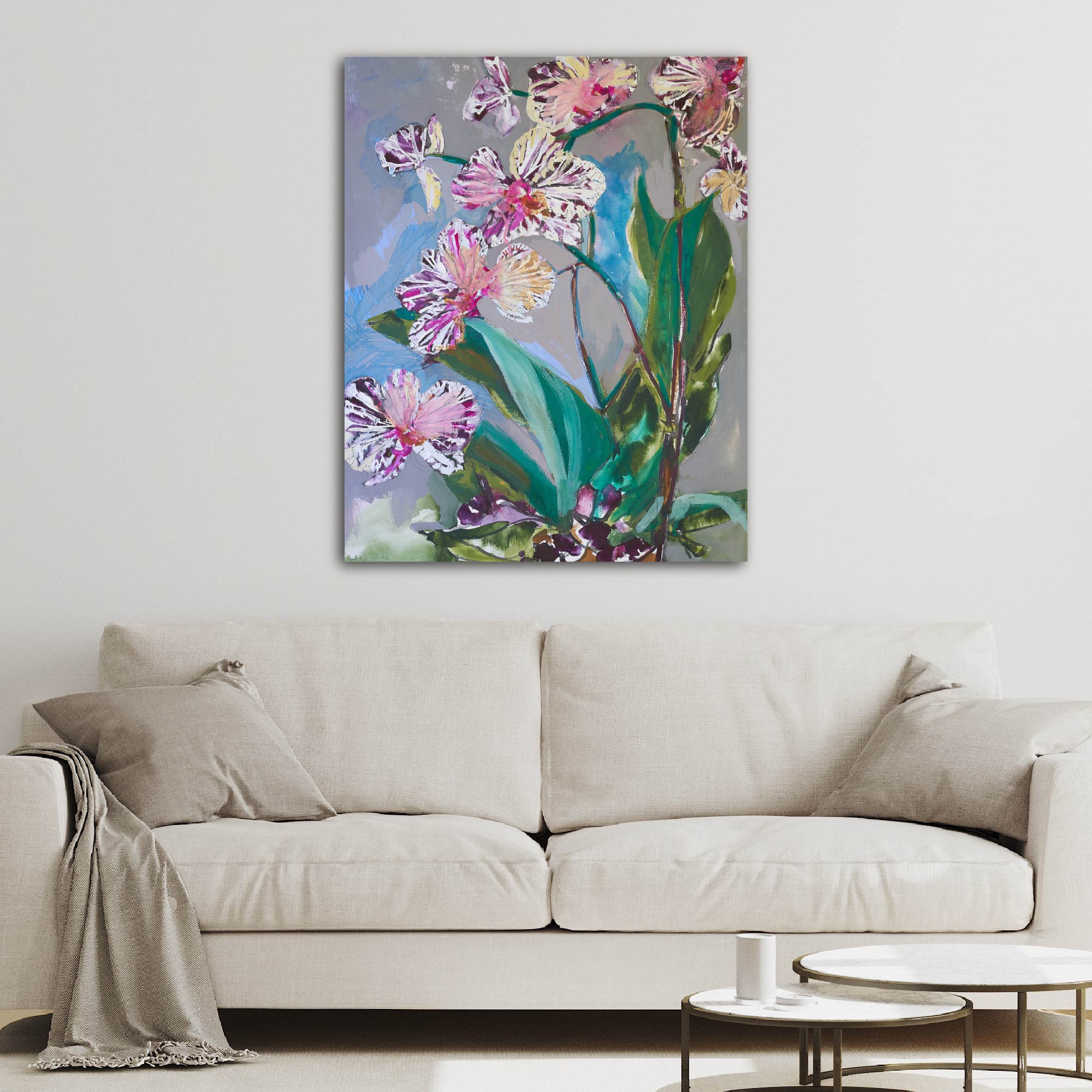 Astral Orchid - Gallery Wrapped Canvas