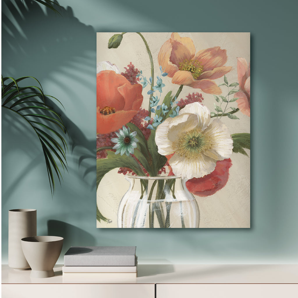 Magnificent Floral I Gallery-Wrapped Canvas Wall Art