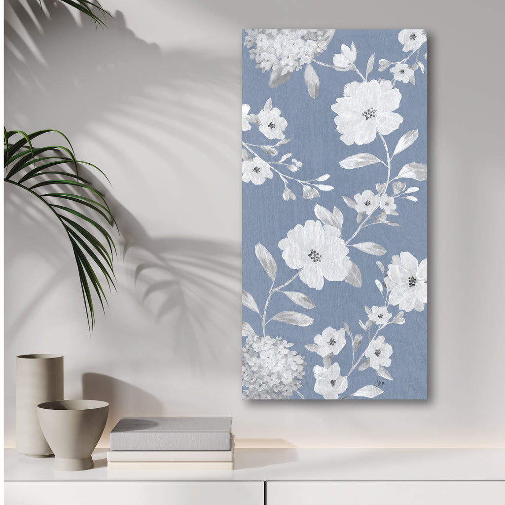 Blue Chinoiserie I - Gallery-Wrapped Canvas Wall Art