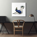 Lady Liberty Pigeon - Gallery Wrapped Canvas