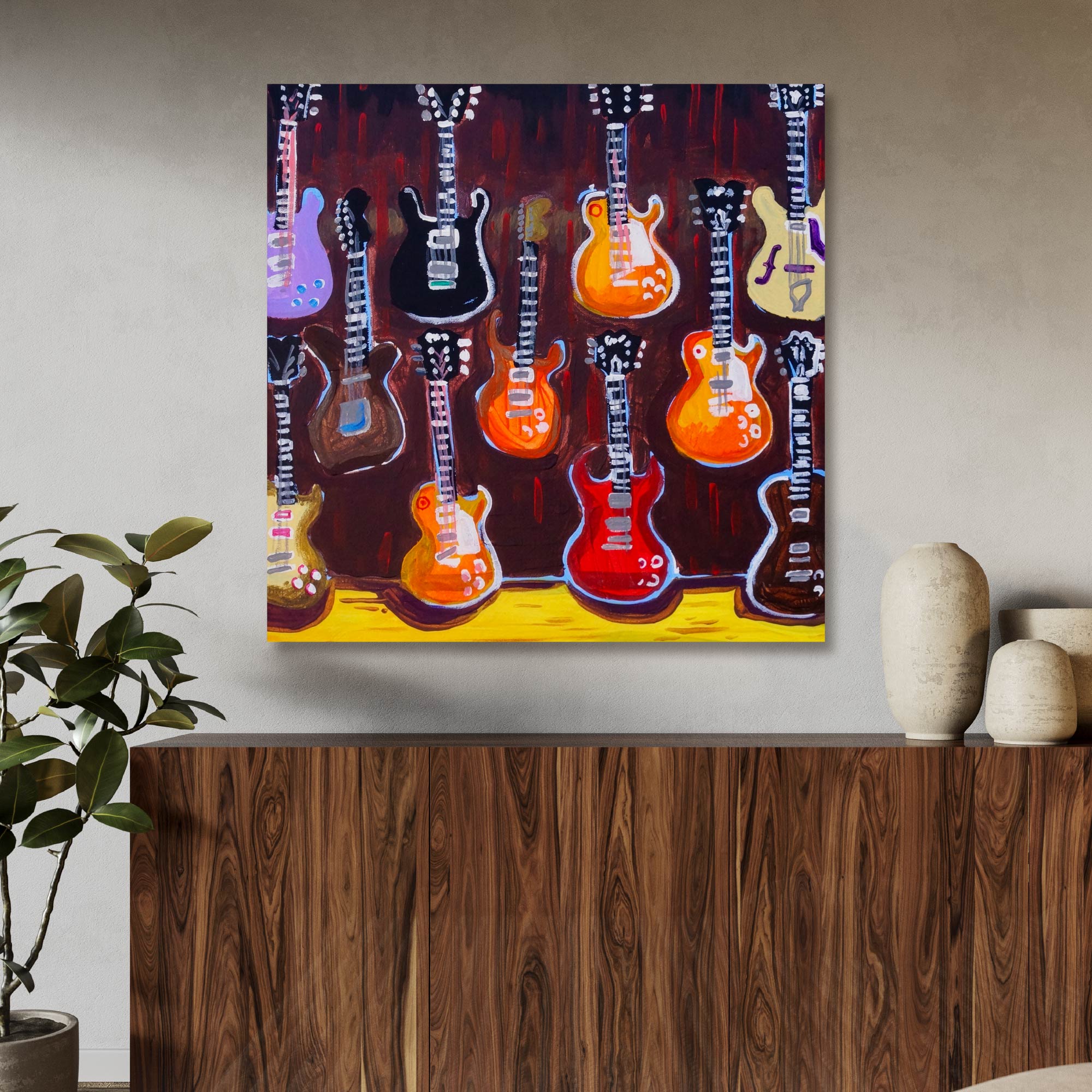 Rock Wall | Gallery Wrapped Canvas by Courtside Market