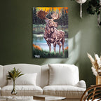 Moose - Todd Laslo Collection - Gallery Wrapped Canvas