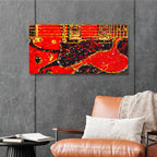 Studio Series - Red Guitar - Gallery Wrapped Canvas - Robert Holton Collection