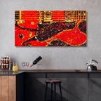 Studio Series - Red Guitar - Gallery Wrapped Canvas - Robert Holton Collection