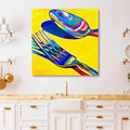 Fork & Spoon - Gallery Wrapped Canvas - Robert Holton Collection