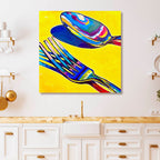 Fork & Spoon - Gallery Wrapped Canvas - Robert Holton Collection
