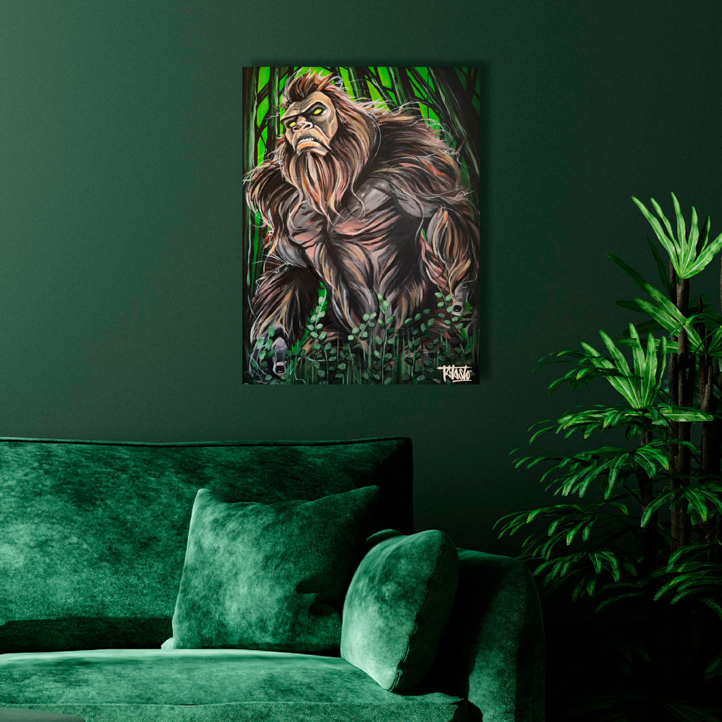 Studio Series - Green Bigfoot - Gallery-Wrapped Canvas Wall Art