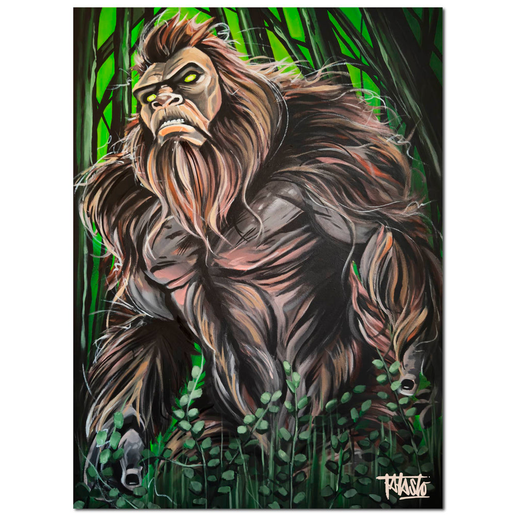 Studio Series - Green Bigfoot - Gallery-Wrapped Canvas Wall Art