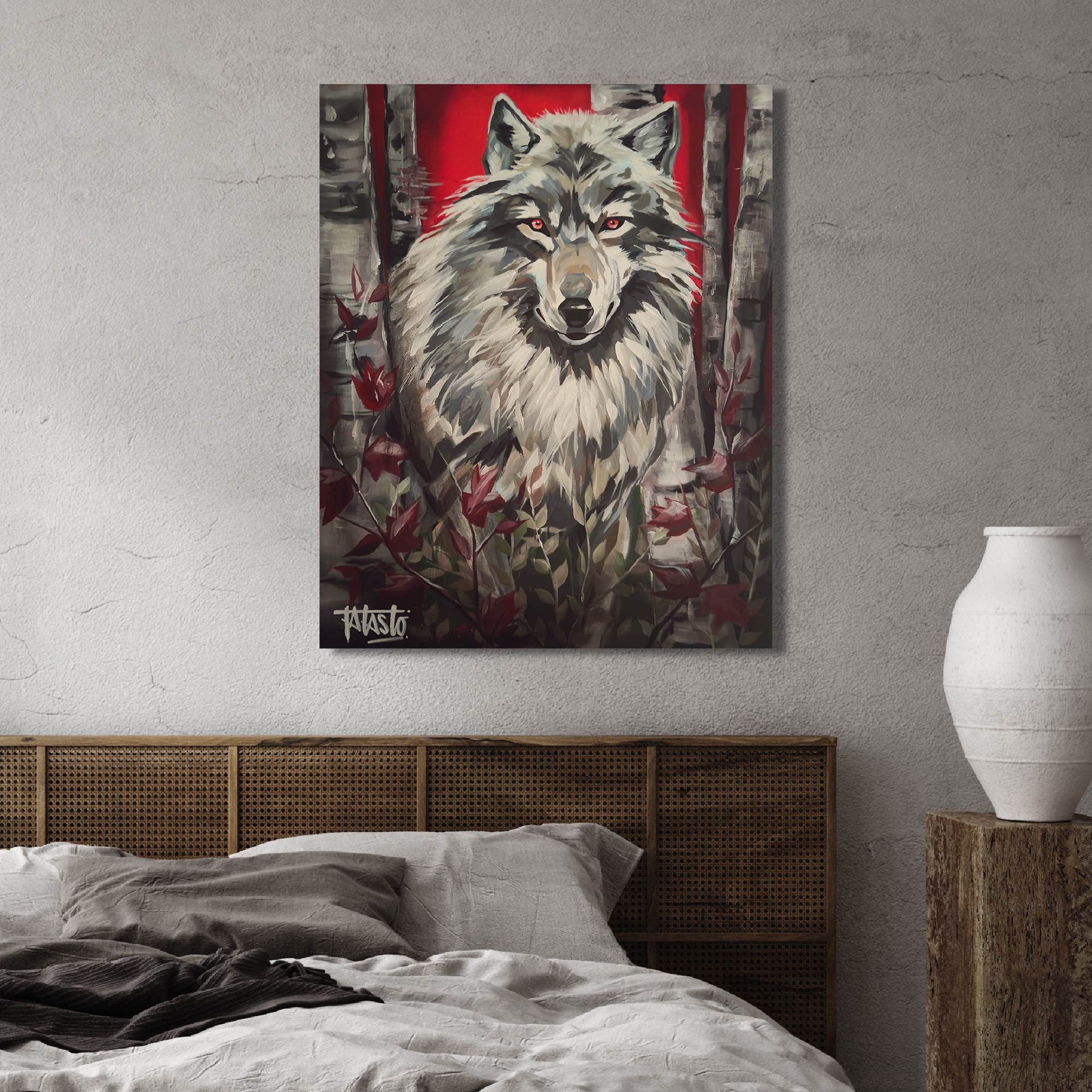 Wolf - Todd Laslo Collection - Gallery Wrapped Canvas
