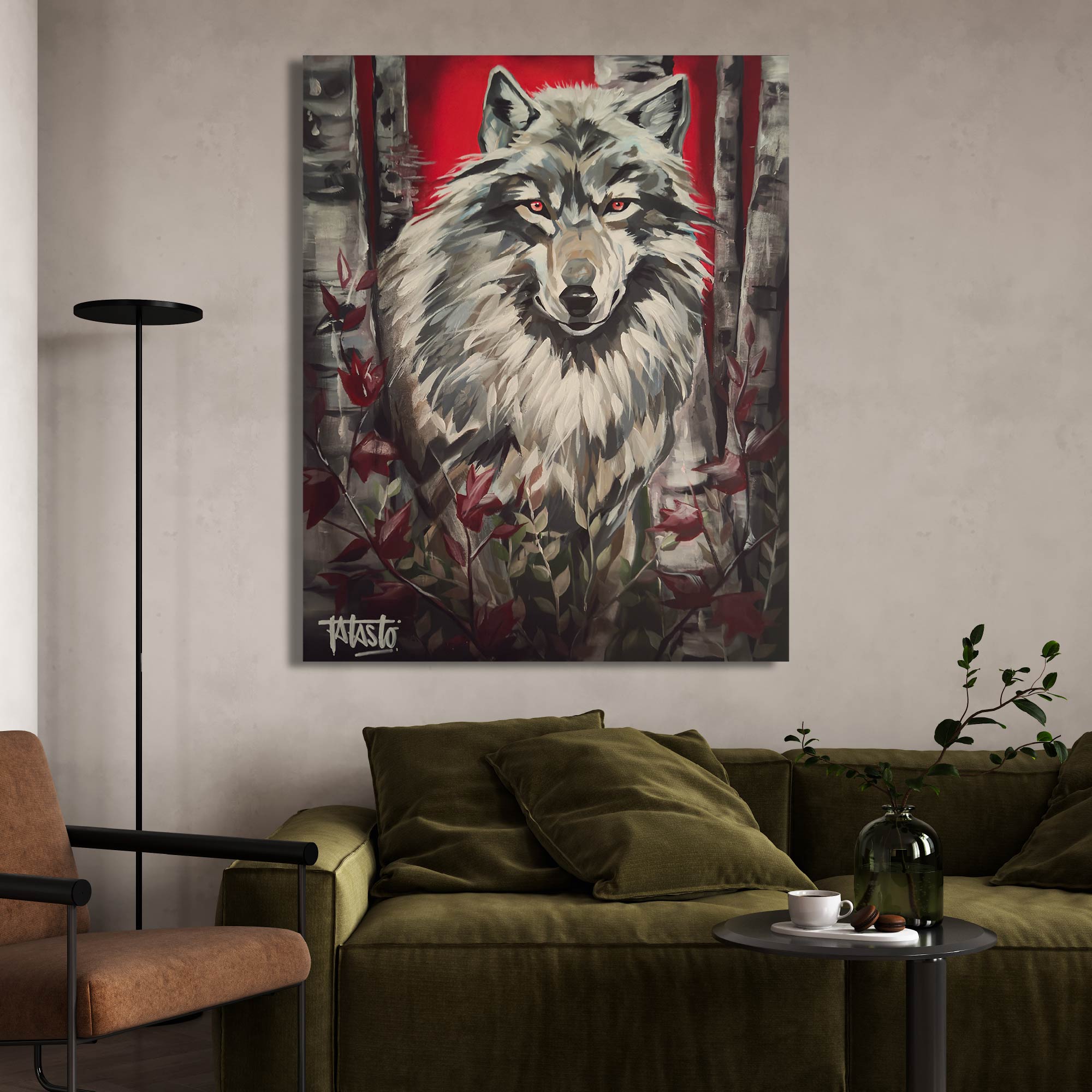Wolf - Todd Laslo Collection - Gallery Wrapped Canvas