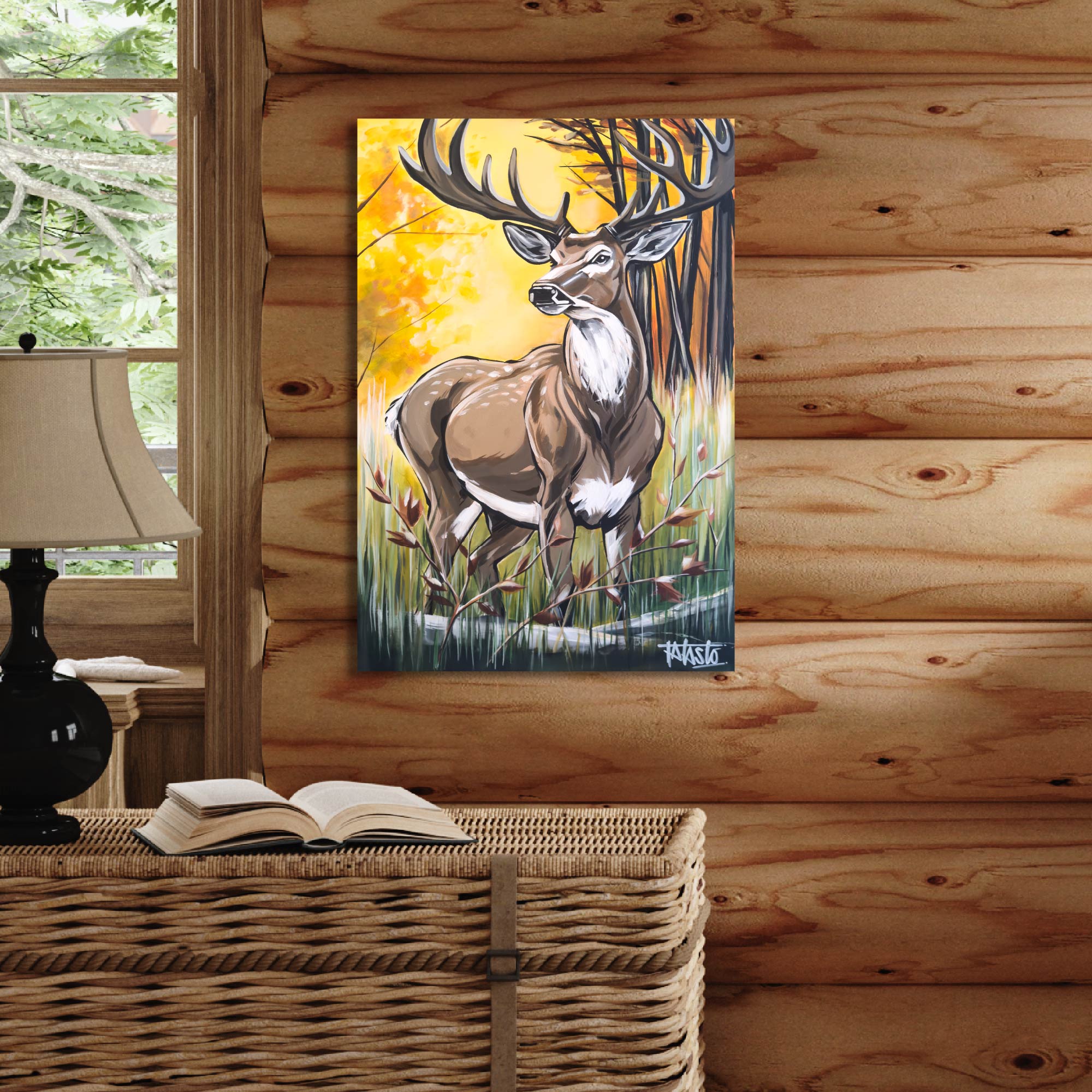 Deer - Todd Laslo Collection - Gallery Wrapped Canvas