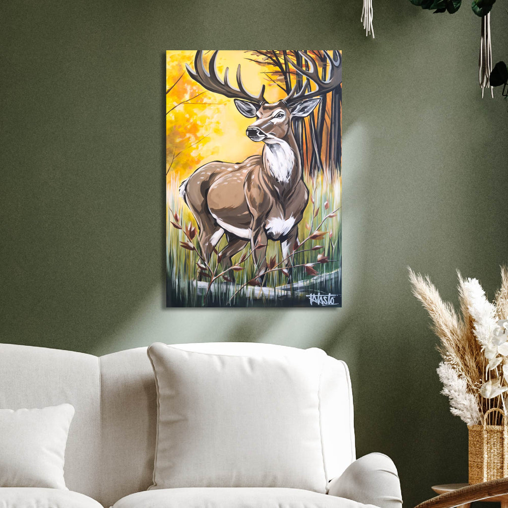 Deer - Todd Laslo Collection - Gallery Wrapped Canvas