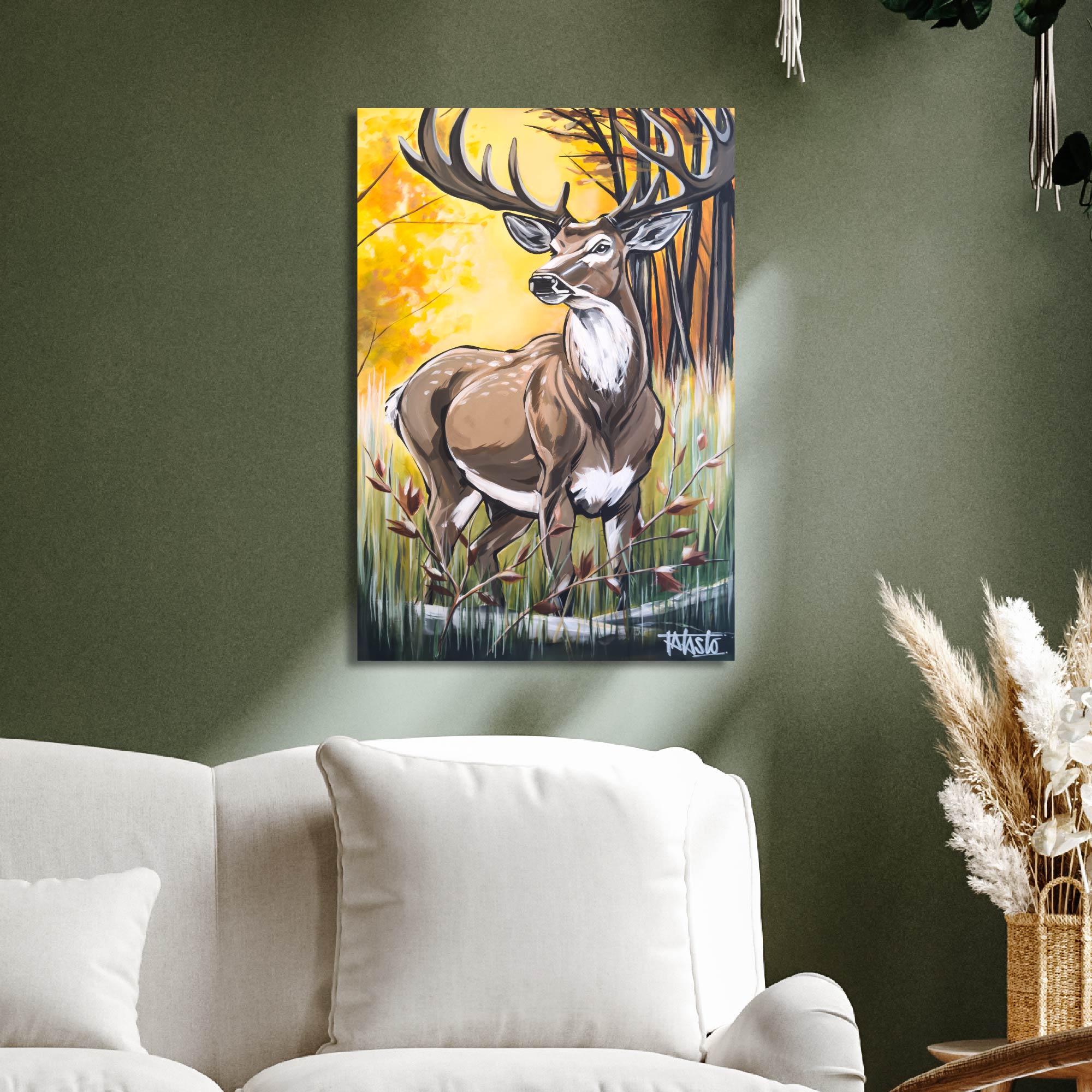 Deer - Todd Laslo Collection - Gallery Wrapped Canvas