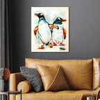 Penguins - Gallery Wrapped Canvas - Todd Laslo Collection