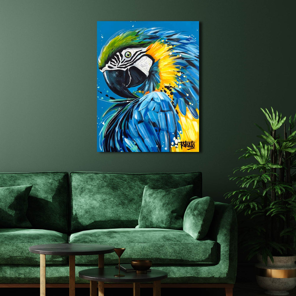 Parrot - Gallery Wrapped Canvas - Todd Laslo Collection