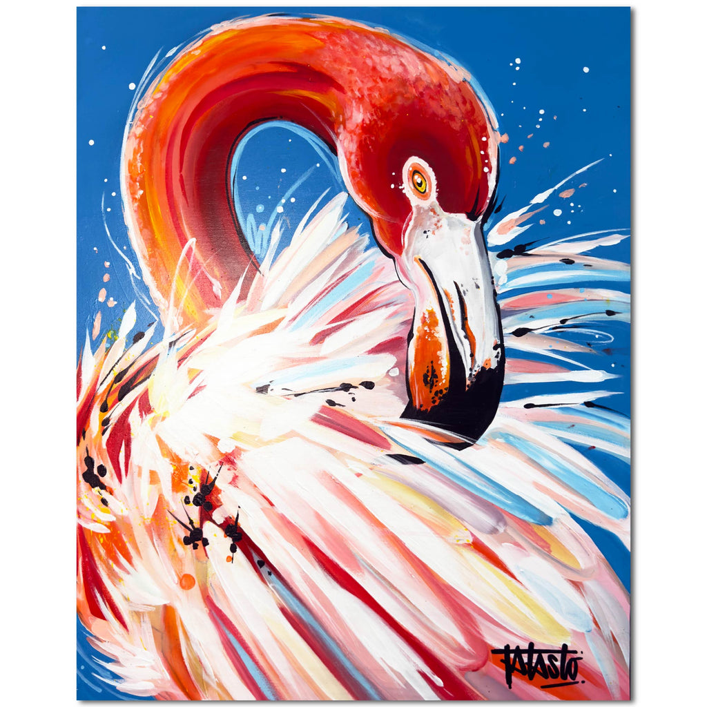 Flamingo - Gallery Wrapped Canvas - Todd Laslo Collection