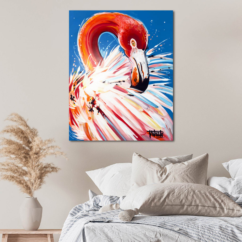 Flamingo - Gallery Wrapped Canvas - Todd Laslo Collection