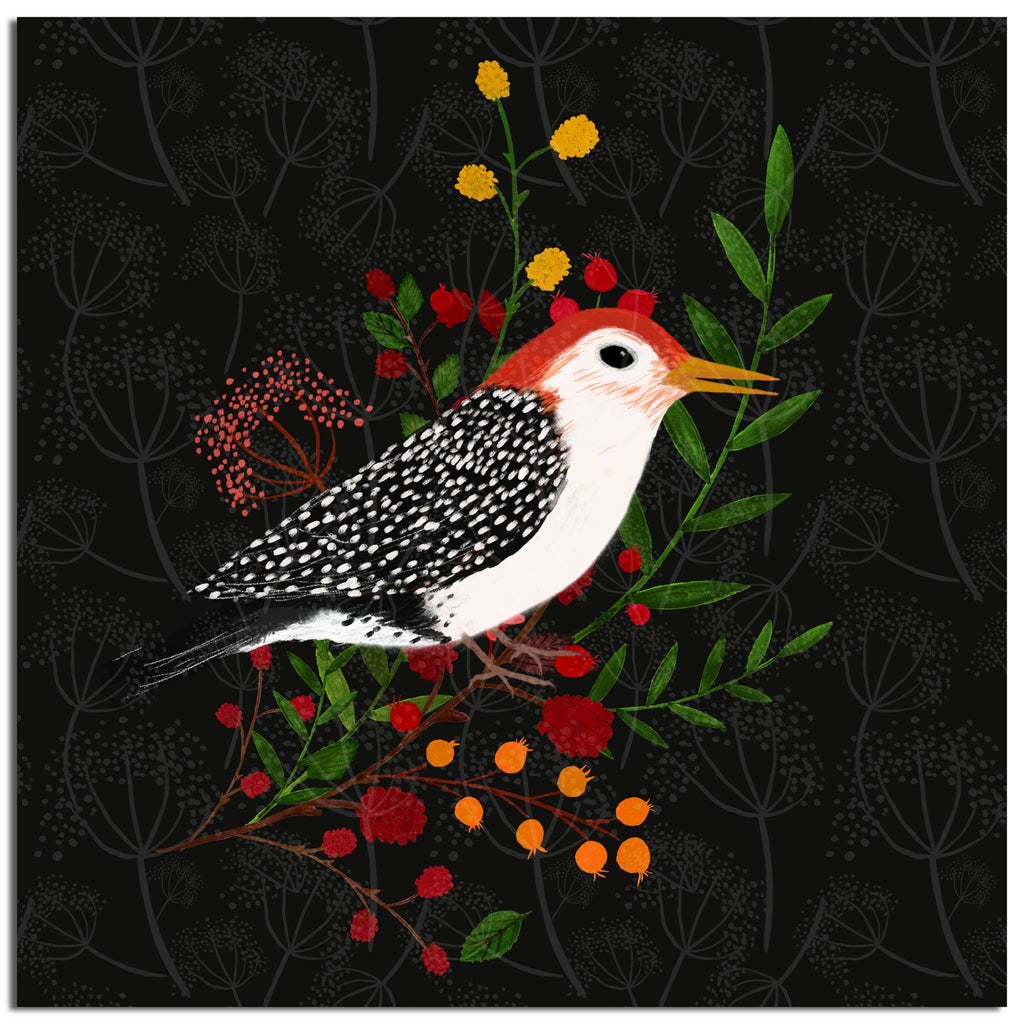 Woodpecker - Gallery Wrapped Canvas - Michelle Ingari Collection