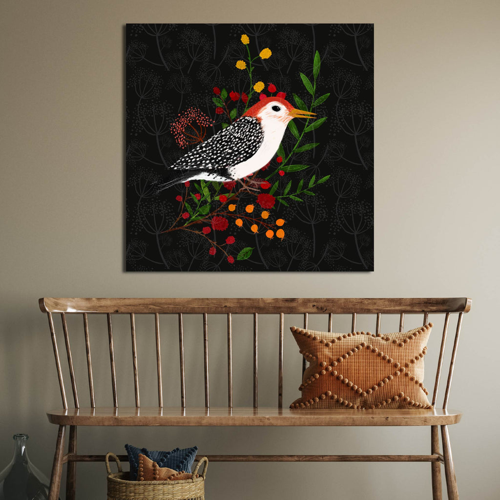 Woodpecker - Gallery Wrapped Canvas - Michelle Ingari Collection
