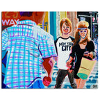 Headband on Broadway - Gallery Wrapped Canvas - Steve Spencer Collection