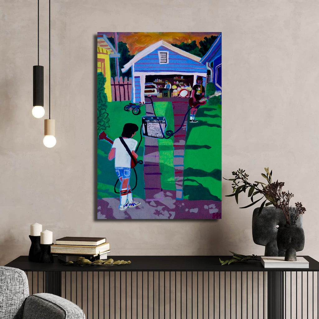 Garage Band - Gallery Wrapped Canvas - Steve Spencer Collection