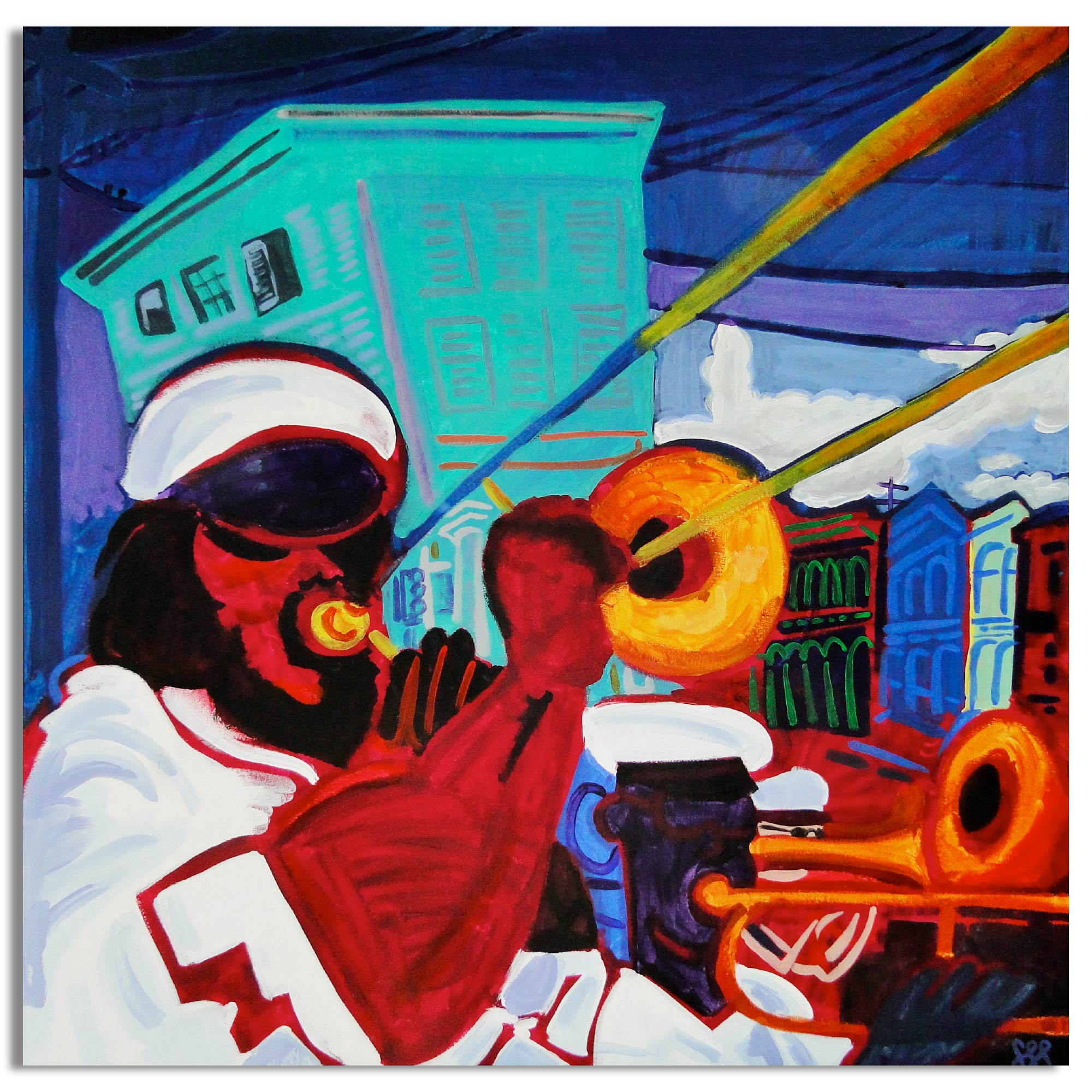 Bones on the March - Gallery Wrapped Canvas - Steve Spencer Collection