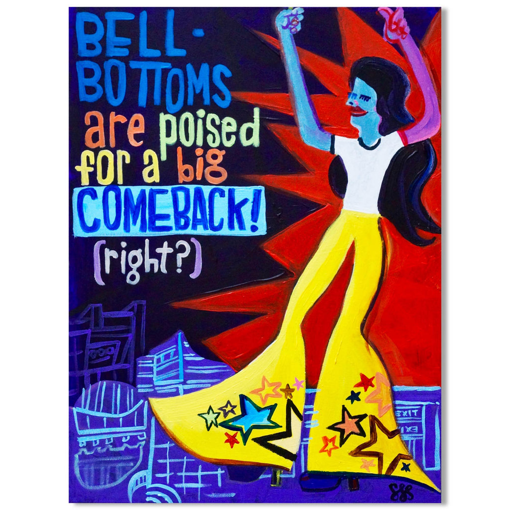 Bell Bottoms - Gallery Wrapped Canvas - Steve Spencer Collection