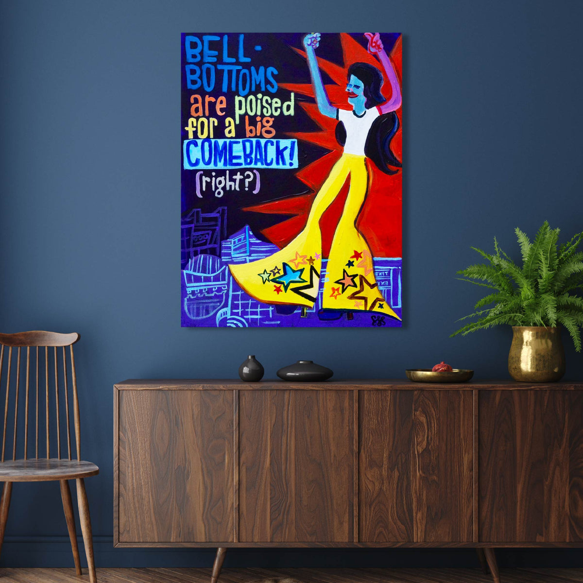 Bell Bottoms - Gallery Wrapped Canvas - Steve Spencer Collection