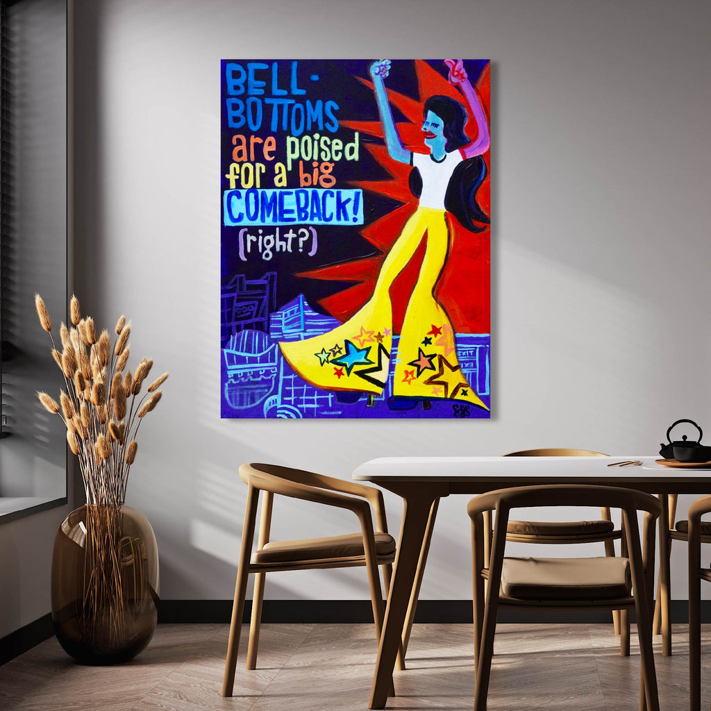 Bell Bottoms - Gallery Wrapped Canvas - Steve Spencer Collection