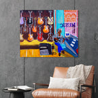 Music Store - Gallery Wrapped Canvas - Steve Spencer Collection