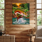 Trout River - Todd Laslo Collection - Gallery Wrapped Canvas