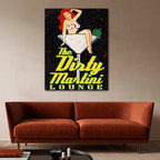Studio Series - Dirty Martini Lounge I - Gallery-Wrapped Canvas Wall Art