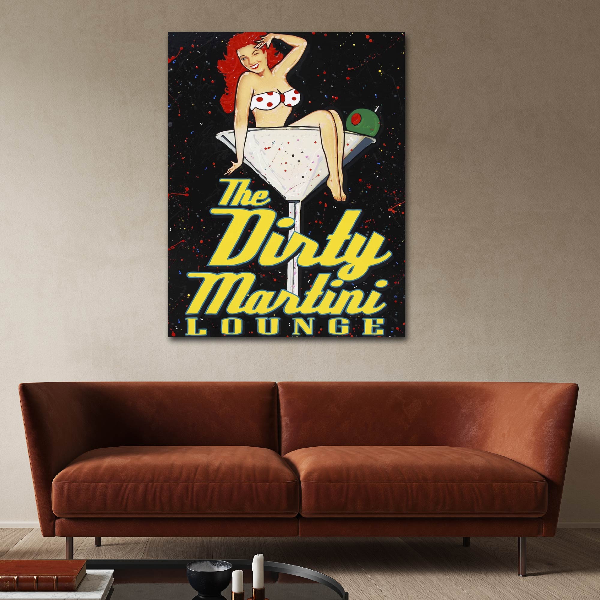 Studio Series - Dirty Martini Lounge I - Gallery-Wrapped Canvas Wall Art