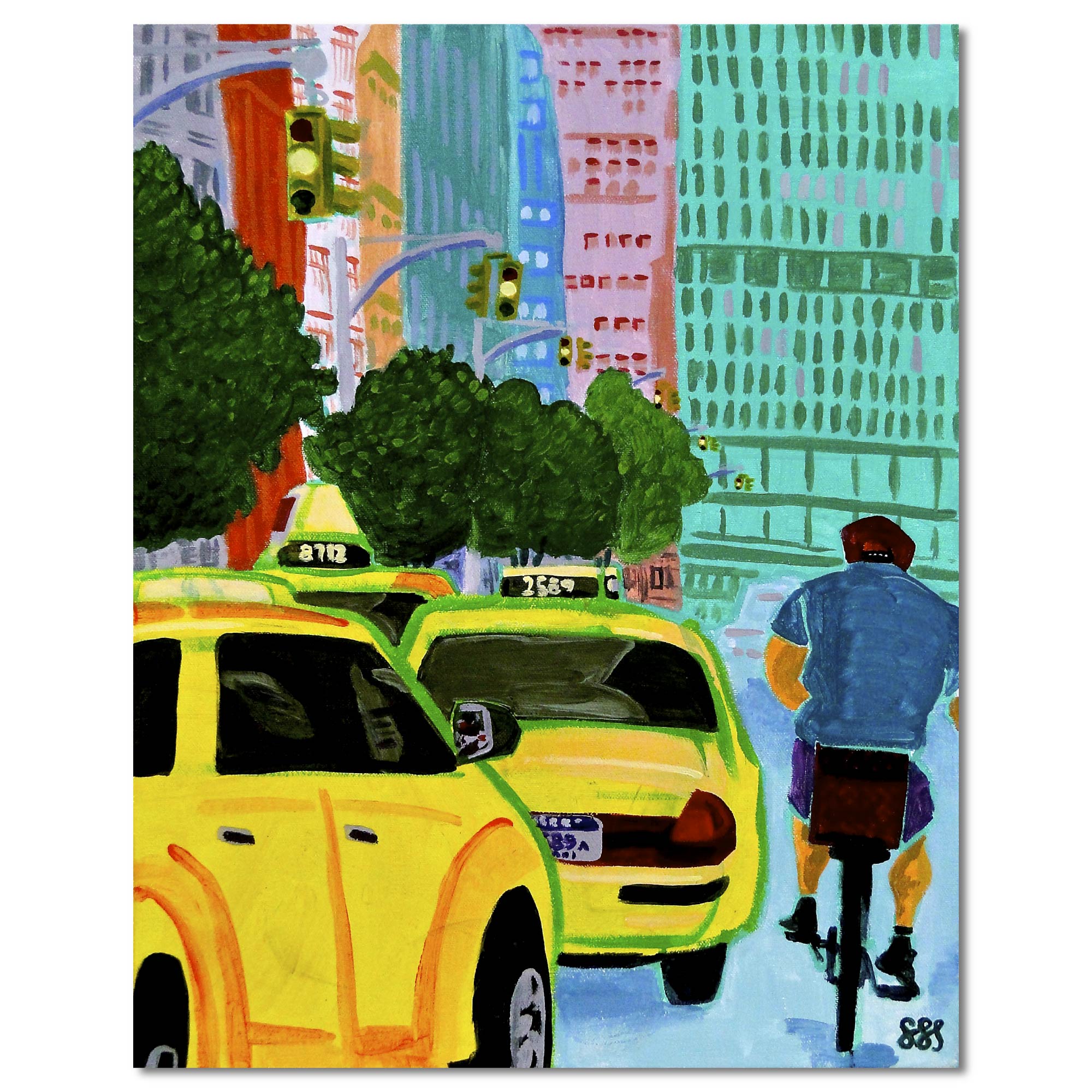 Studio Series - Park Ave Bike - Gallery-Wrapped Canvas Wall Art