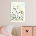 Bunny Gallery-Wrapped Canvas Wall Art