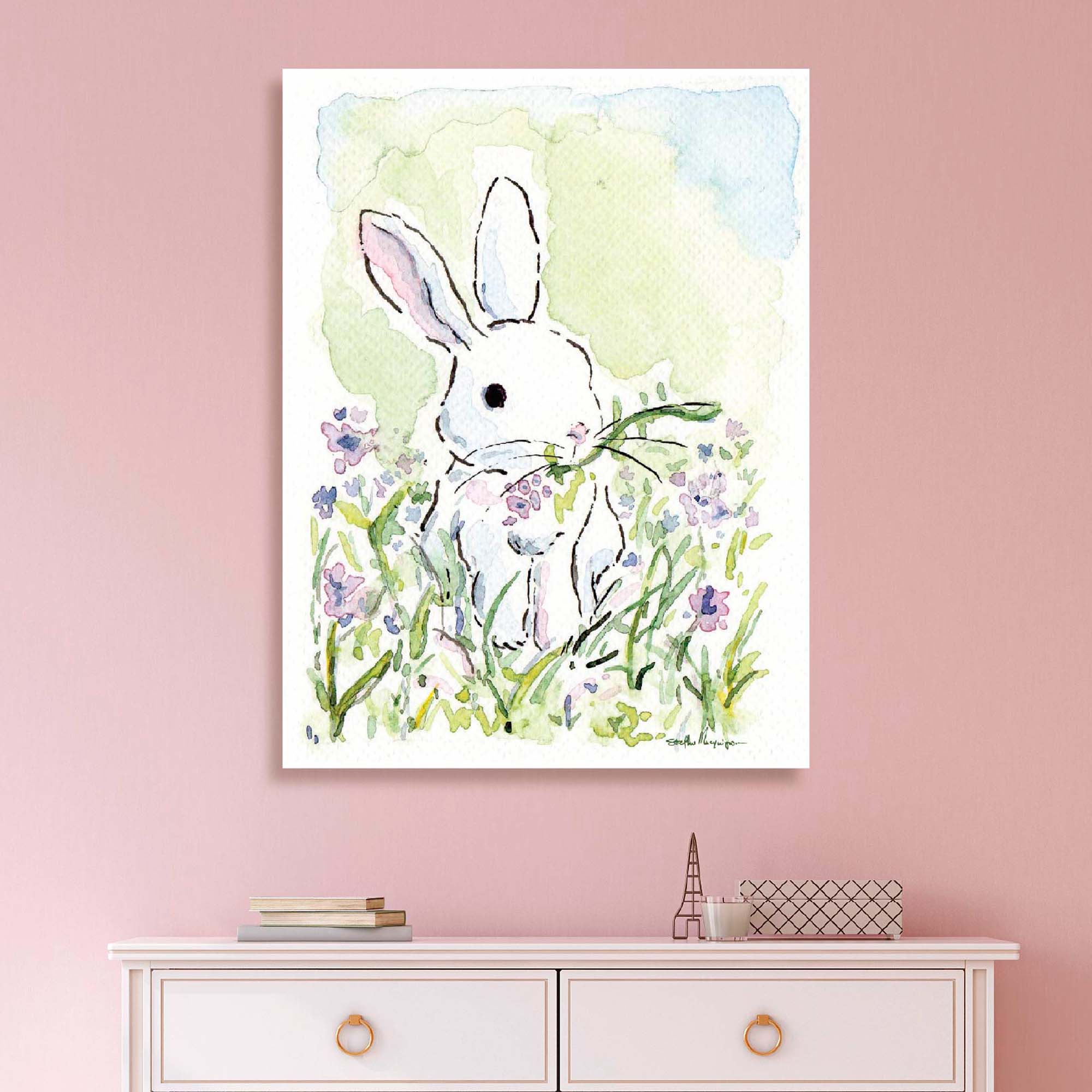 Bunny Gallery-Wrapped Canvas Wall Art