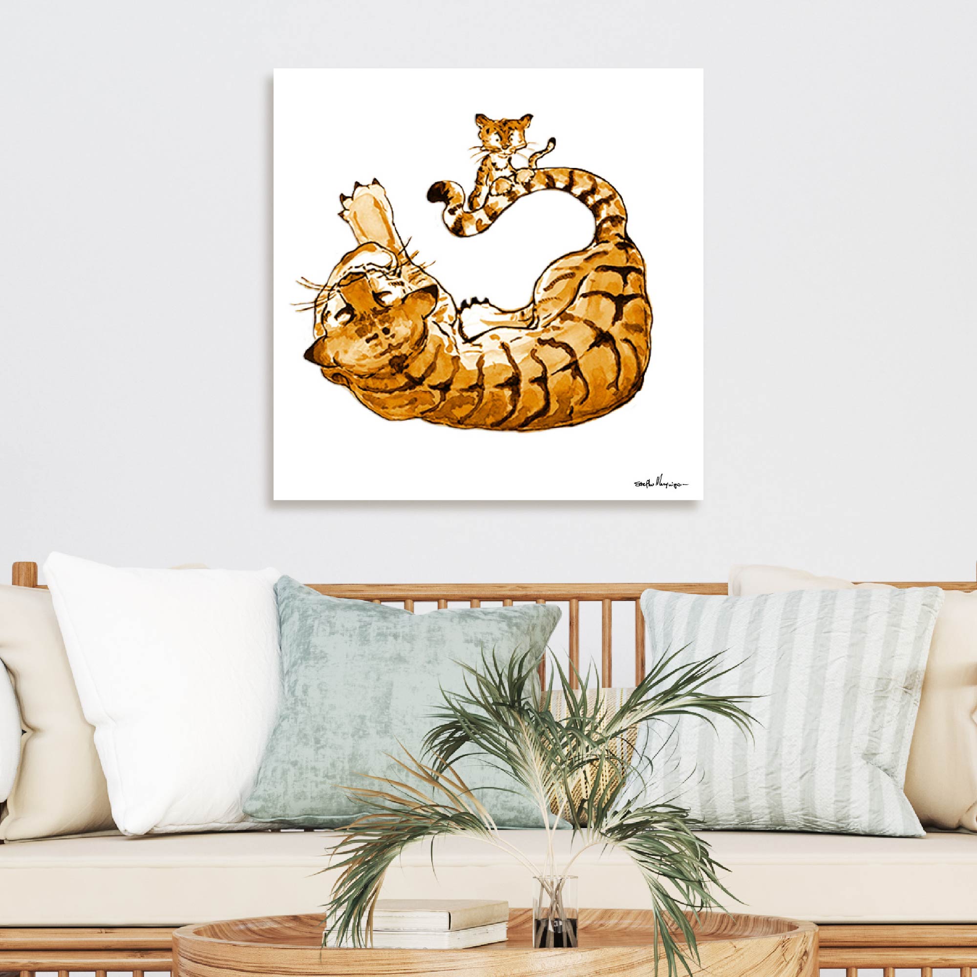 Studio Series - Catch! - Gallery Wrapped Canvas - Stephen Macquignon Collection