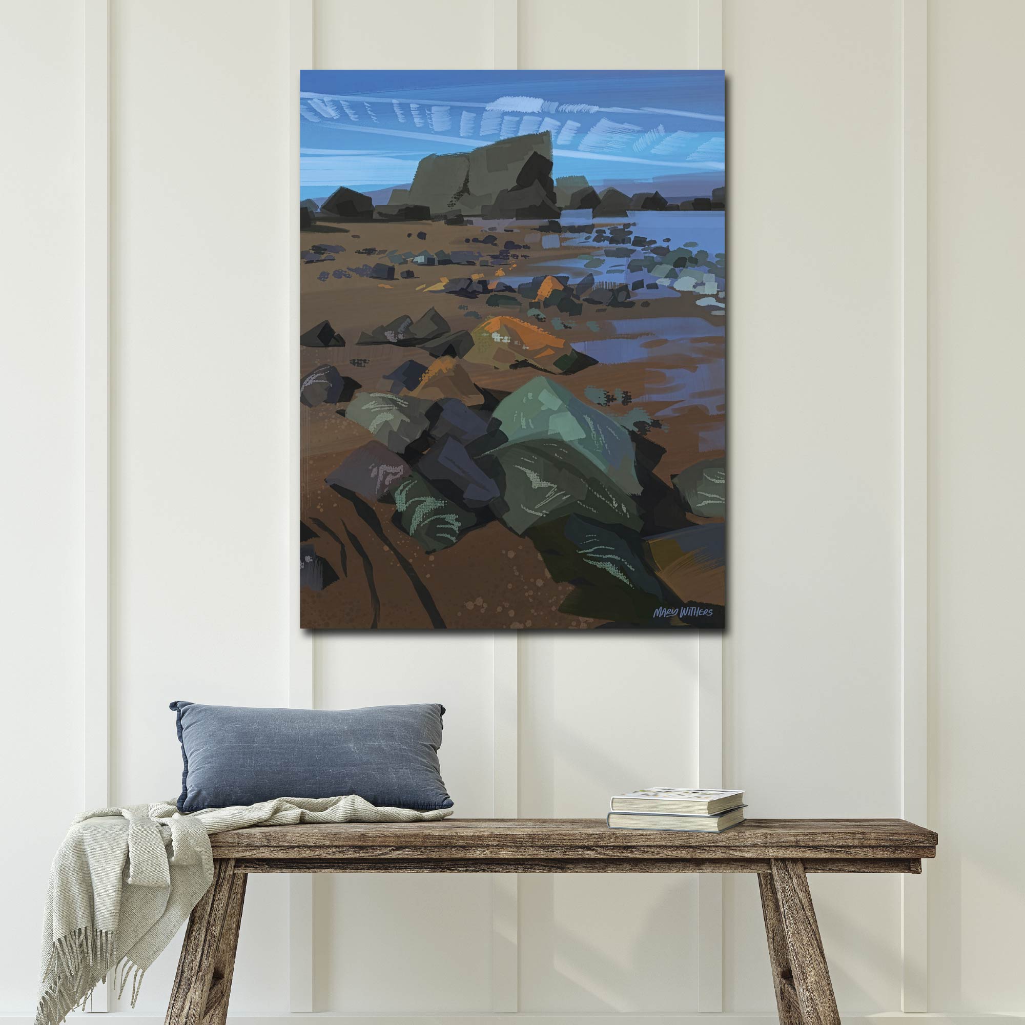 Studio Series - Rock Beach - Gallery-Wrapped Canvas Wall Art