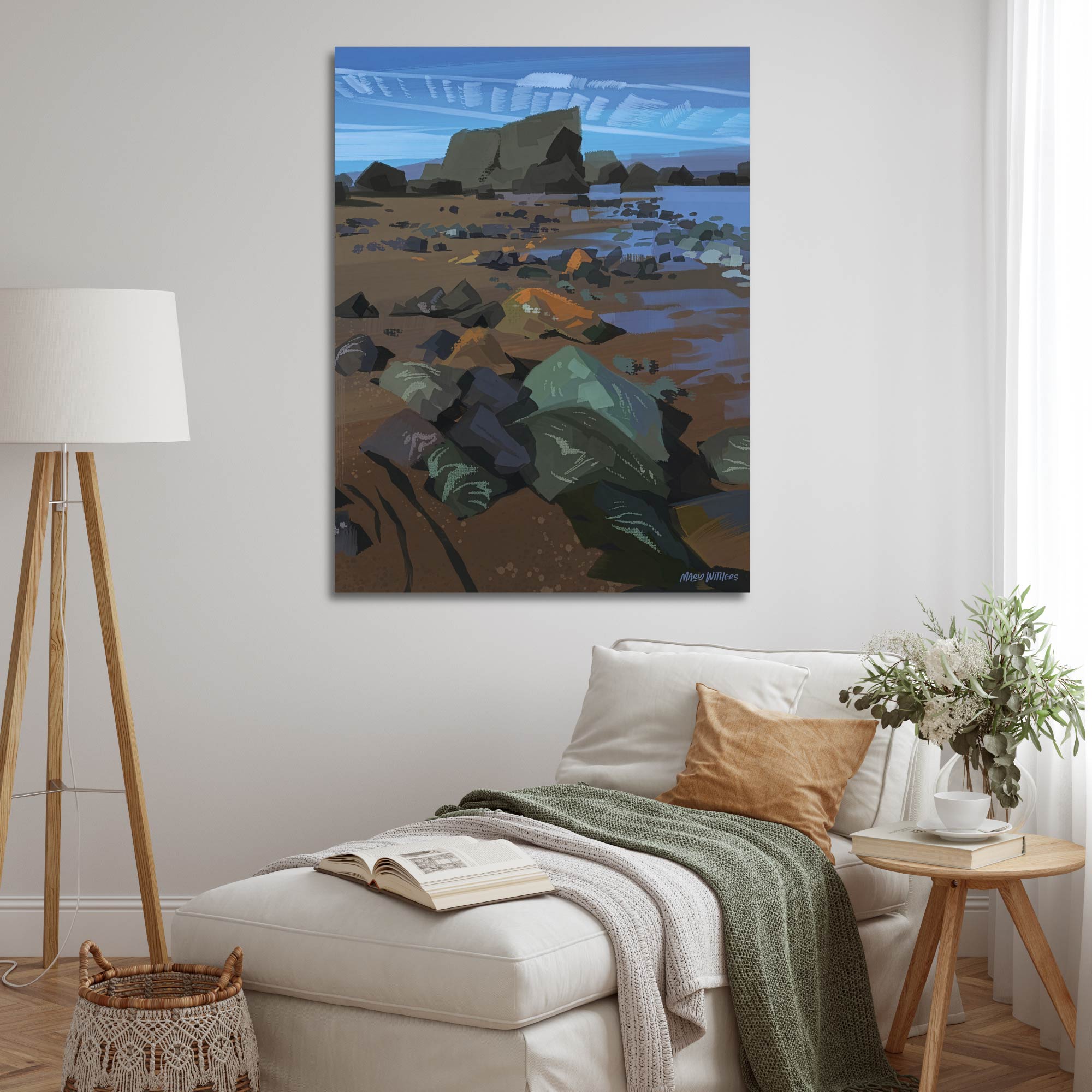 Studio Series - Rock Beach - Gallery-Wrapped Canvas Wall Art