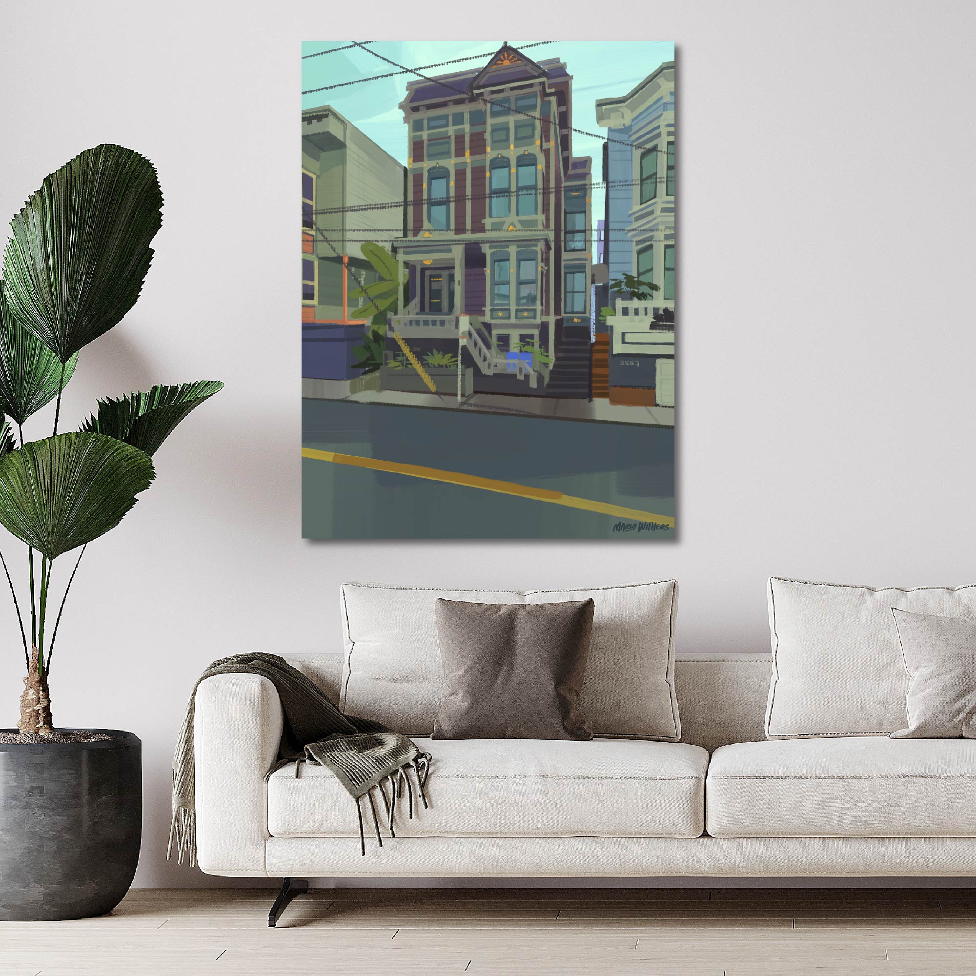 Studio Series - San Francisco House - Gallery-Wrapped Canvas Wall Art