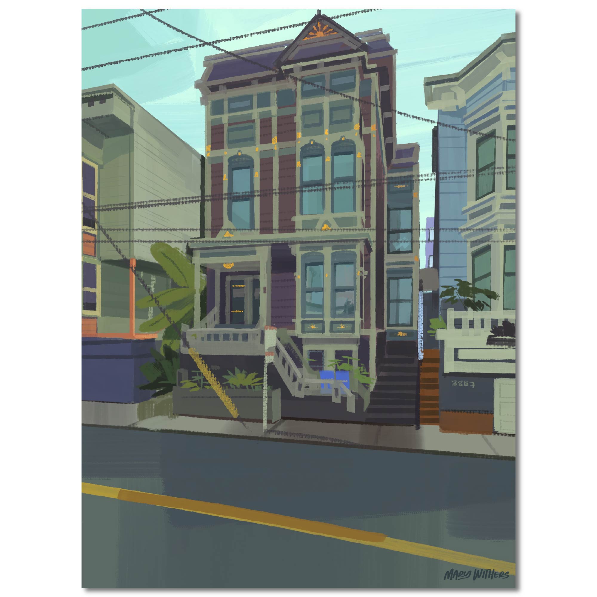 Studio Series - San Francisco House - Gallery-Wrapped Canvas Wall Art
