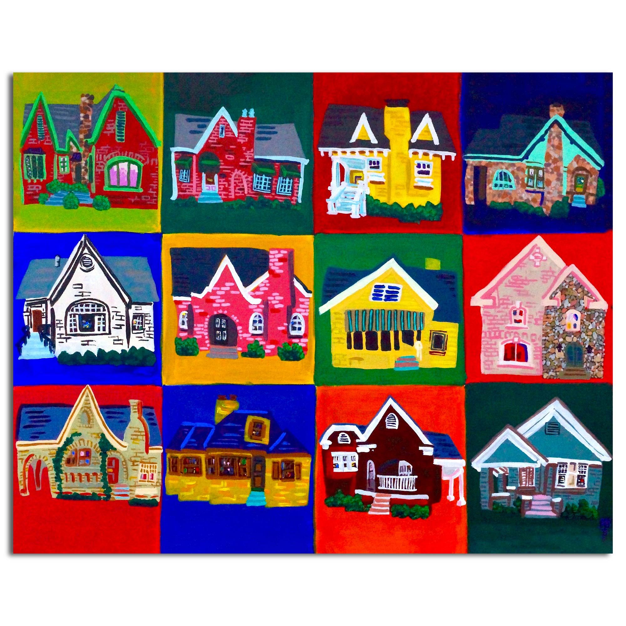 Neighborhood - Gallery Wrapped Canvas - Steve Spencer Collection