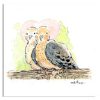 Lovebirds - Gallery Wrapped Canvas - Stephen Macquignon Collection