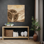 Travel by Air III Sepia Gallery-Wrapped Canvas Wall Art
