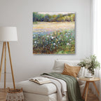 Morning Field Gallery-Wrapped Canvas Wall Art