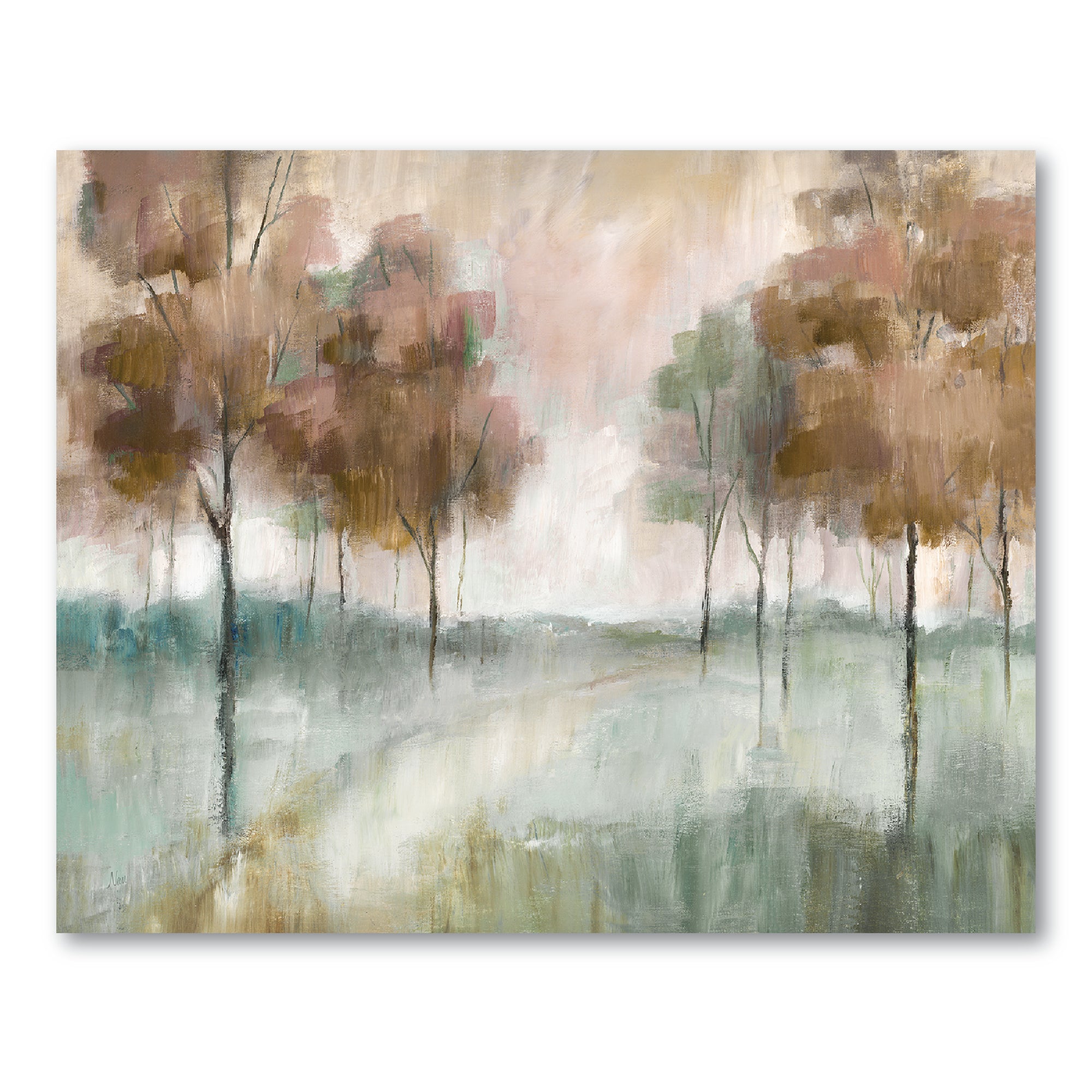 Treeline Sunrise Gallery-Wrapped Canvas Wall Art