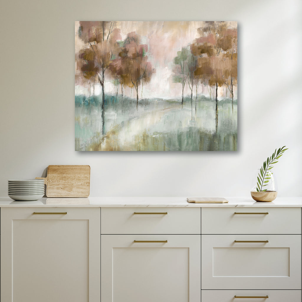 Treeline Sunrise Gallery-Wrapped Canvas Wall Art